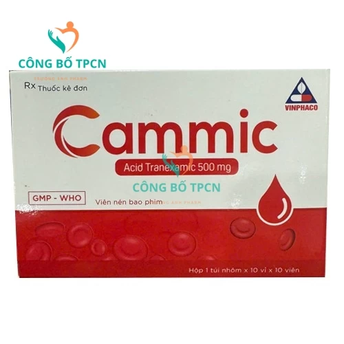 Cammic 500mg (viên) - Thuốc phòng ngừa, điều trị chảy máu hiệu quả