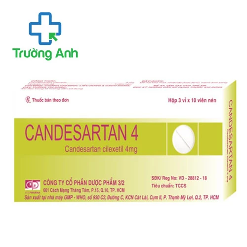 Candesartan 4 F.T.Pharma - Thuốc điều trị tăng huyết áp hiệu quả