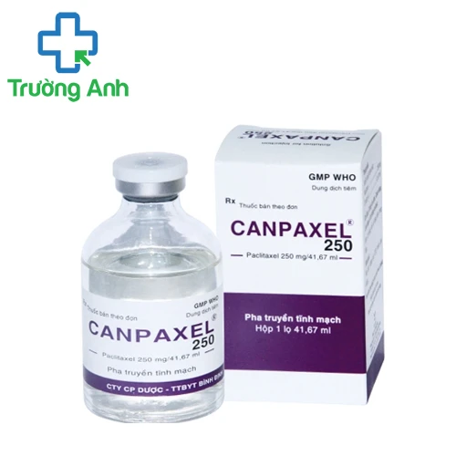 Canpaxel 250 - Thuốc điều trị bệnh ung thư buồng trứng và vú