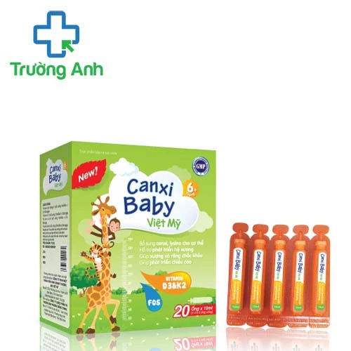 Canxi Baby Việt Mỹ - Hỗ trợ phát triển hệ xương