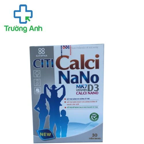 Canxi nano D3 Vitamin MK7 - Giúp giảm bớt còi xương ở trẻ