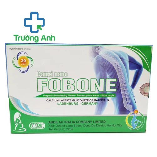 Thực phẩm bảo vệ Canxi Nano Fobone