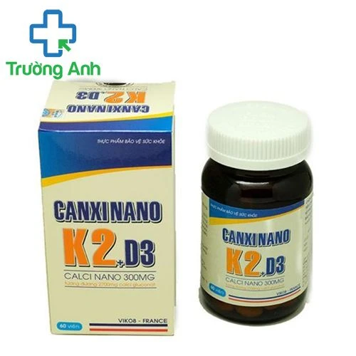 Thực phẩm bảo vệ sức khỏe CANXI NANO K2+D3