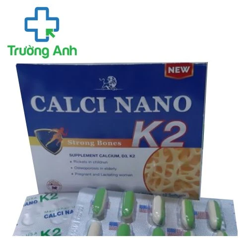 Canxi Nano K2 New - Giúp bổ sung canxi và vitamin cho cơ thể