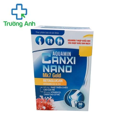 Canxi Nano Mk7 Gold - Hỗ trợ sự phát triển cho răng và xương