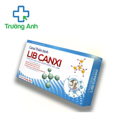 Canxi Thiên Bình Lib Canxi – Hỗ trợ bổ sung canxi và vitamin D3 hiệu quả
