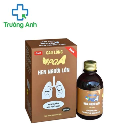 Cao lỏng PQA phế quản người lớn - Hỗ trợ thông thoáng đường thở