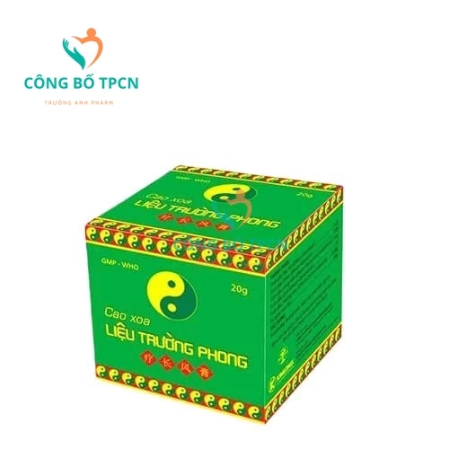 Cao xoa Liệu Trường Phong Quapharco - Thuốc trị chóng mặt, tắc đờm