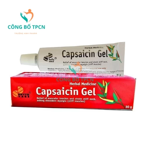 Capsaicin Gel - Dùng bôi ngoài da, giúp giảm đau hiệu quả