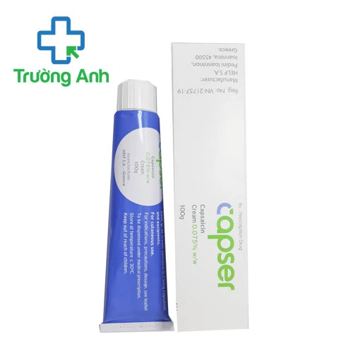 Capser Cream 100g Help Pharma - Kem trị đau đa dây thần kinh