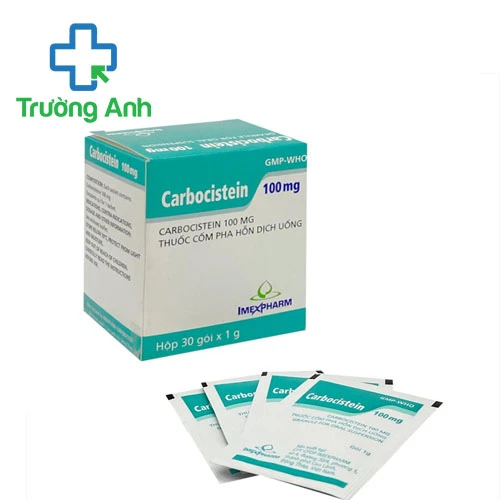 Carbocistein 100mg - Thuốc điều trị rối loạn tiết dịch hiệu quả của Imexpharm