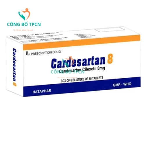 Cardesartan 8 - Thuốc điều trị bệnh tăng huyết áp hiệu quả