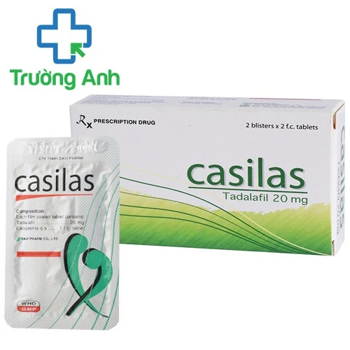 Casilas 20mg - Thuốc điều trị rối loạn cương dương hiệu quả của Davipharm