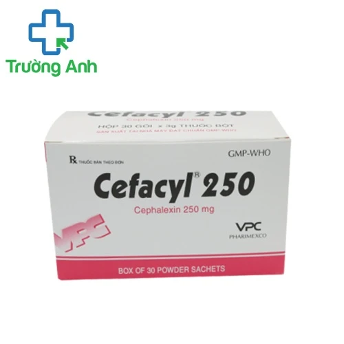 Cefacyl 250 VPC - Điều trị nhiễm khuẩn do các vi khuẩn nhạy cảm