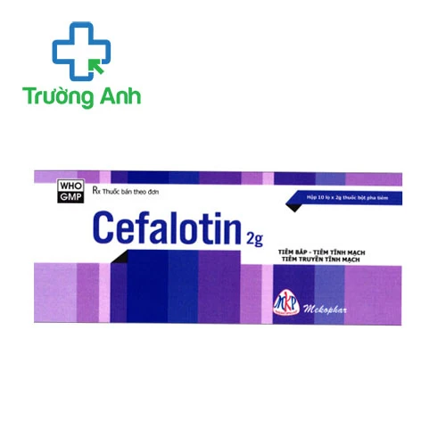 Cefalotin 2g Mekopha - Thuốc điều trị nhiễm khuẩn hiệu quả