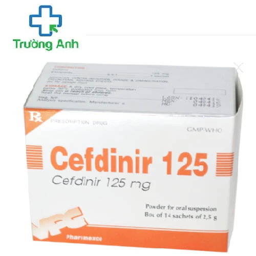 Cefdinir 125 MD Pharco (bột) - Thuốc chữa nhiễm khuẩn hô hấp hiệu quả