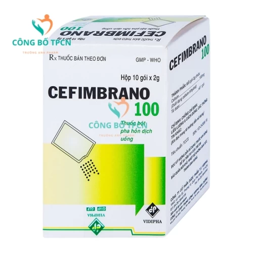 Cefimbrano 100 Vidipha - Thuốc trị nhiễm khuẩn