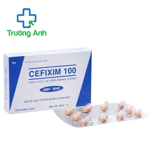 Cefixim 100mg Tipharco - Thuốc điều trị nhiễm khuẩn hiệu quả