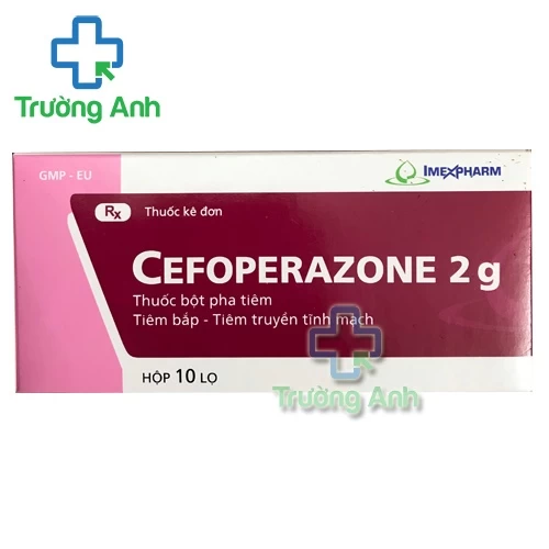 Cefoperazone 2g Imexpharm - Thuốc điều trị nhiễm khuẩn