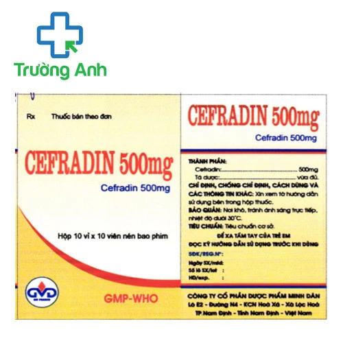 Cefradin 500mg MD Pharco (viên nén) - Thuốc điều trị đường hô hấp hiệu quả