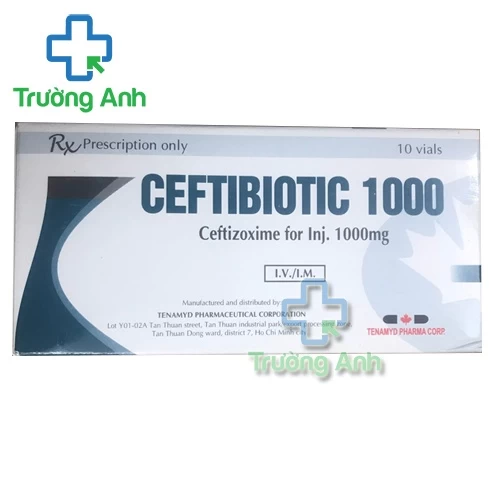 Ceftibiotic 1000 - Thuốc điều trị nhiễm khuẩn