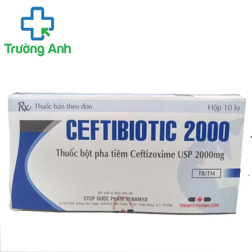 Ceftibiotic 2000 Tenamyd Pharma - Thuốc điều trị nhiễm khuẩn hiệu quả