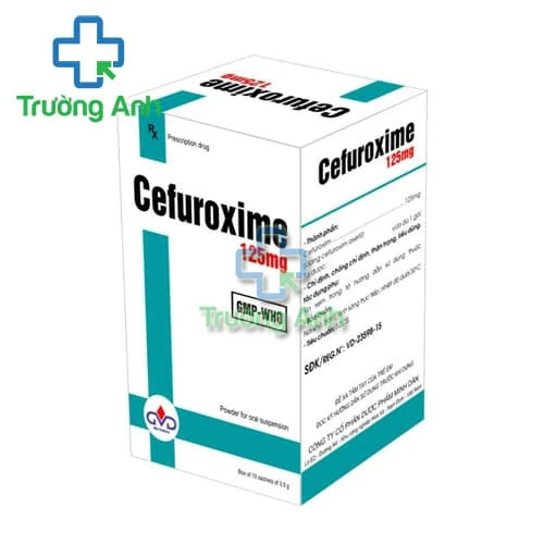 Cefuroxime 125mg/5ml MD Pharco (lọ bột) - Thuốc điều trị viêm phổi hiệu quả