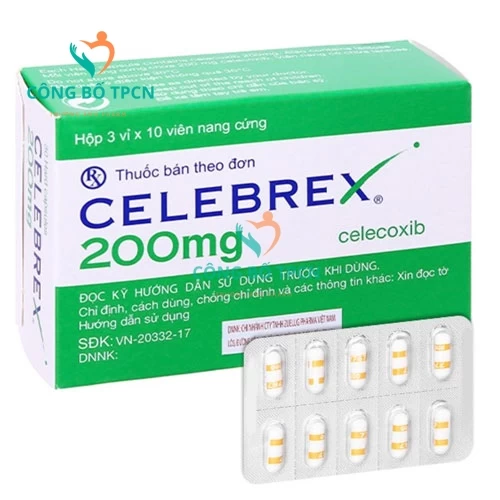 Celebrex 200mg - Thuốc điều trị thoái hóa khớp của Pfizer