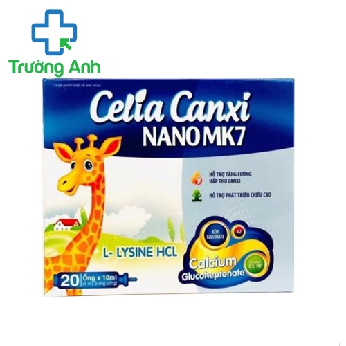 Celia Canxi Nano Mk7 - Giúp bổ sung canxi, vitamin D của TW28