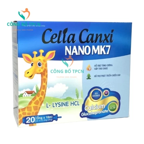 Celia Canxi Nano Mk7 - Giúp bổ sung canxi, vitamin D của TW28