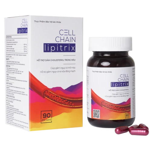 Cell Chain lipitrix - Hỗ trợ giảm cholesterol trong máu hiệu quả