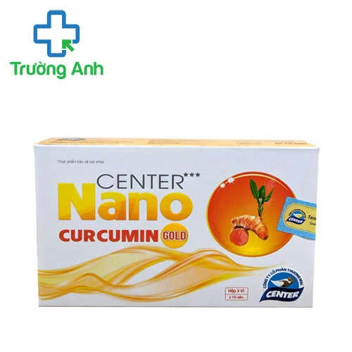 Center Nano Curcumin Gold - Hỗ trợ điều trị loét dạ dày, tá tràng