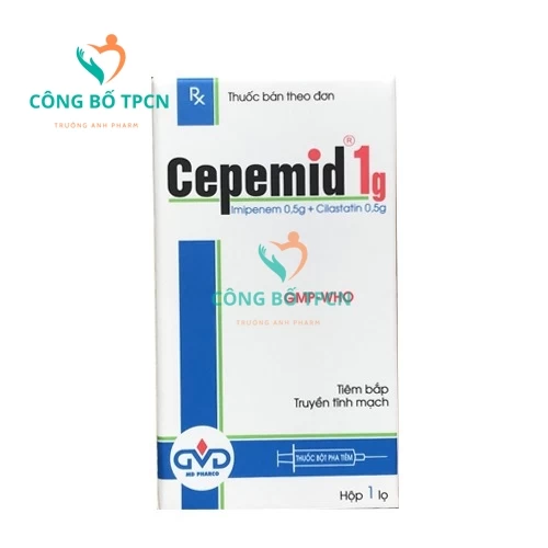 Cepemid 1g MD Pharco - Thuốc điều trị nhiễm khuẩn tiết niệu