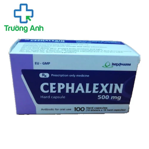 Cephalexin 500mg Imexpharm - Thuốc điều trị nhiễm khuẩn