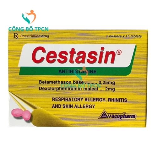 Cestasin - Thuốc điều trị dị ứng da (10 hộp)