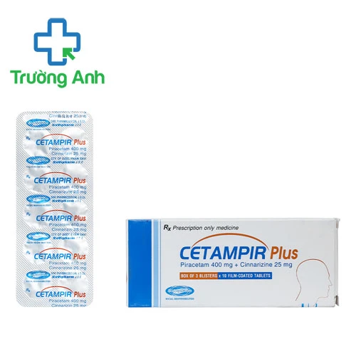 Cetampir plus Savipharm - Thuốc điều trị rối loạn thiểu năng vỏ não