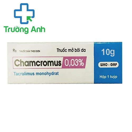 Chamcromus 0.03% - Thuốc điều trị eczema và viêm da hiệu quả