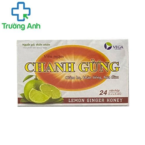 Chanh gừng Vega - Giúp long đờm, hỗ trợ giảm ho hiệu quả