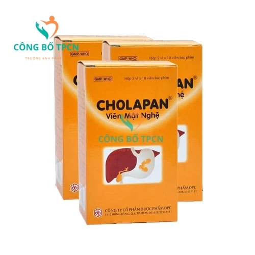 Cholapan viên mật nghệ OPC - Viên uống trị đau gan mật, dạ dày