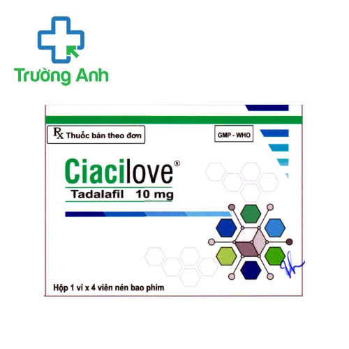 Ciacilove 10mg - Thuốc điều trị rối loạn cương dương hiệu quả