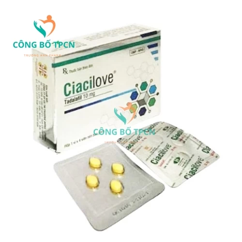 Ciacilove 10mg - Thuốc điều trị rối loạn cương dương hiệu quả