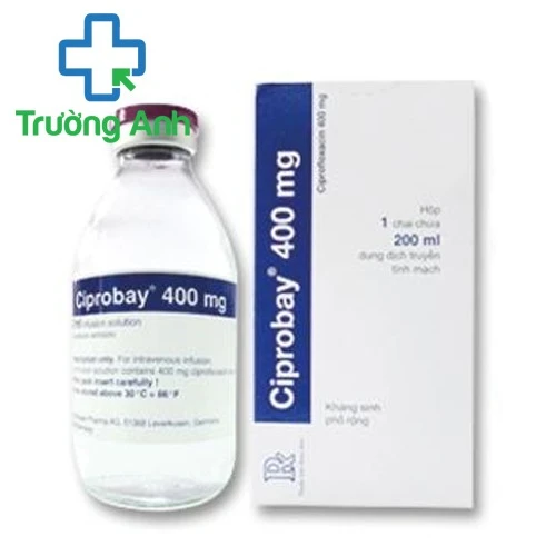 Ciprobay 400mg/200ml - Thuốc điều trị nhiễm khuẩn hiệu quả của Bayer