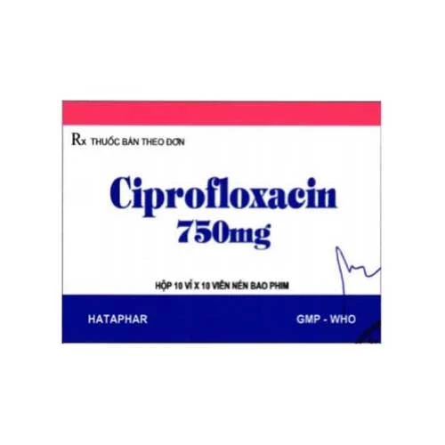 Ciprofloxacin 750mg Hataphar - Điều trị nhiễm khuẩn nặng