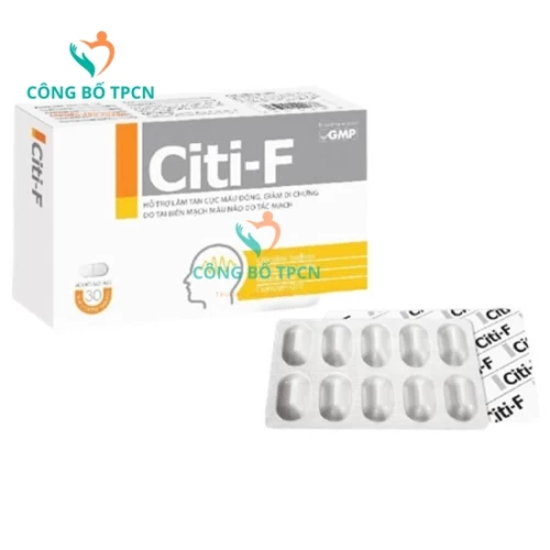 Citi-F Fusi - Hỗ trợ tăng cường tuần hoàn máu não hiệu quả