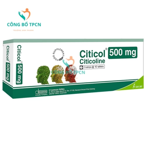 Citicol 500mg - Hỗ trợ trí nhớ và làm chậm suy giảm nhận thức