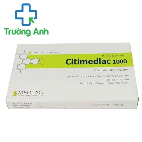 Citimedlac 1000mg/4ml - Thuốc điều trị rối loạn trí nhớ hiệu quả của Italy