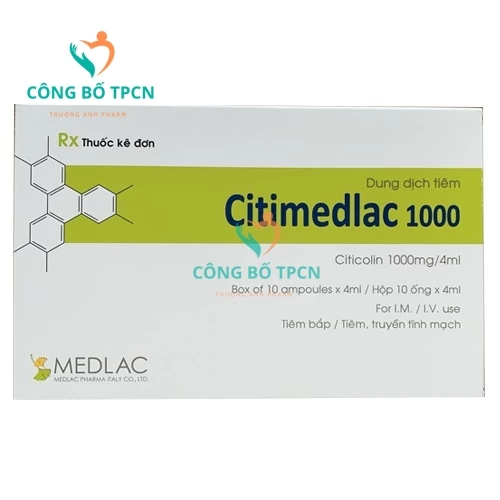 Citimedlac 1000mg/4ml - Thuốc điều trị rối loạn trí nhớ hiệu quả của Italy