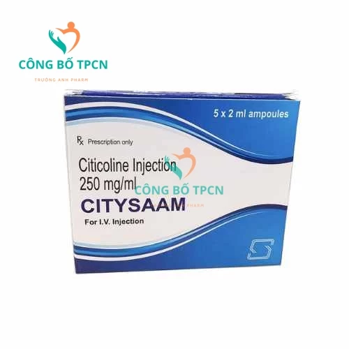 Citysaam 1g/4ml Samrudh Pharma - Thuốc điều trị tổn thương não hiệu quả