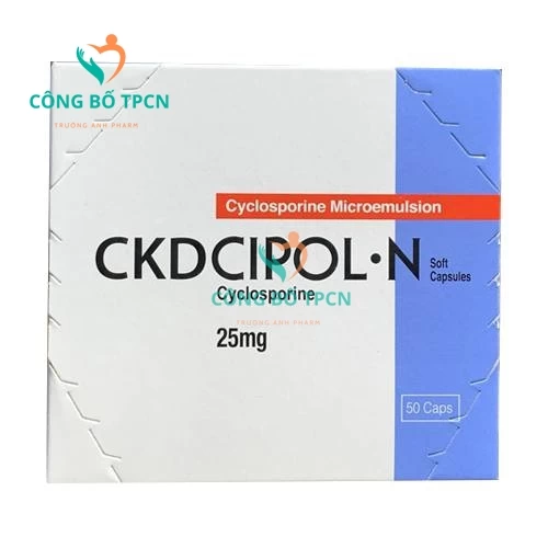 CKDCipol-N 25mg - Thuốc hỗ trợ ghép tạng hiệu quả của Hàn Quốc