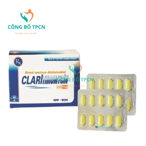 Clarithromycin 250mg Quapharco - Thuốc điều trị nhiễm khuẩn hiệu quả